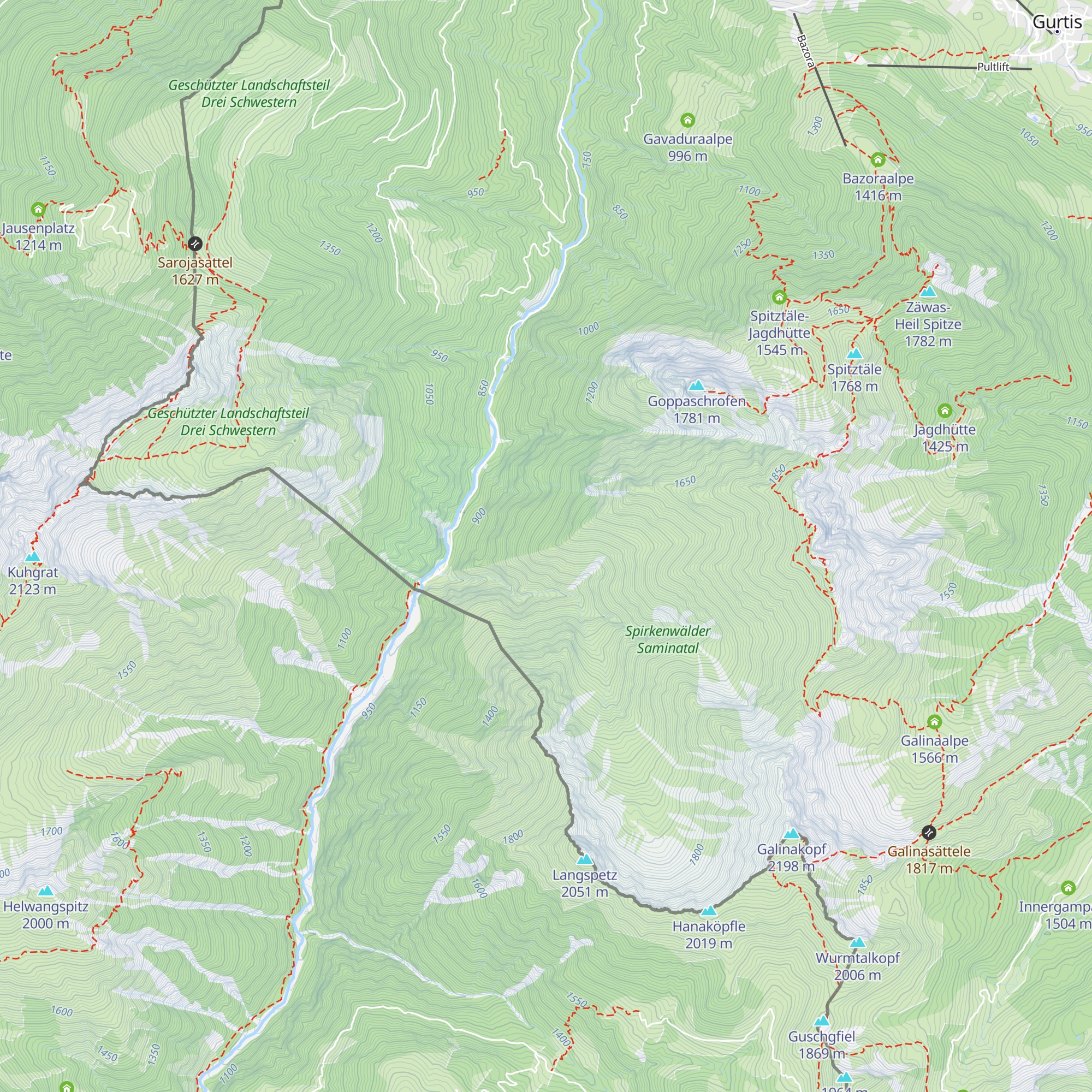 Zigerberghütte map