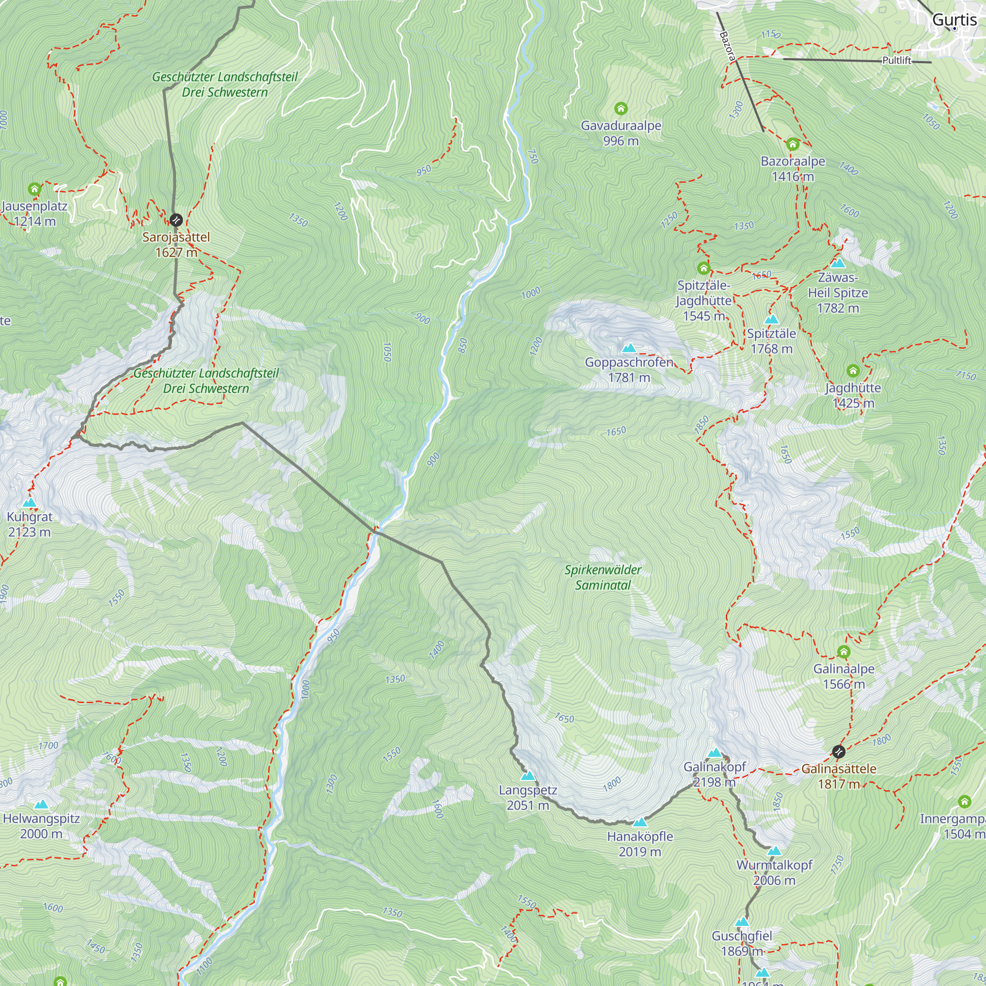 Zigerberghütte map