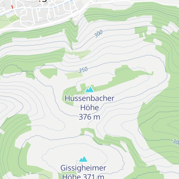 Map of Hussenbacher Höhe