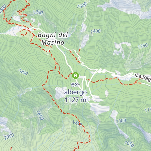 Map of ex-albergo