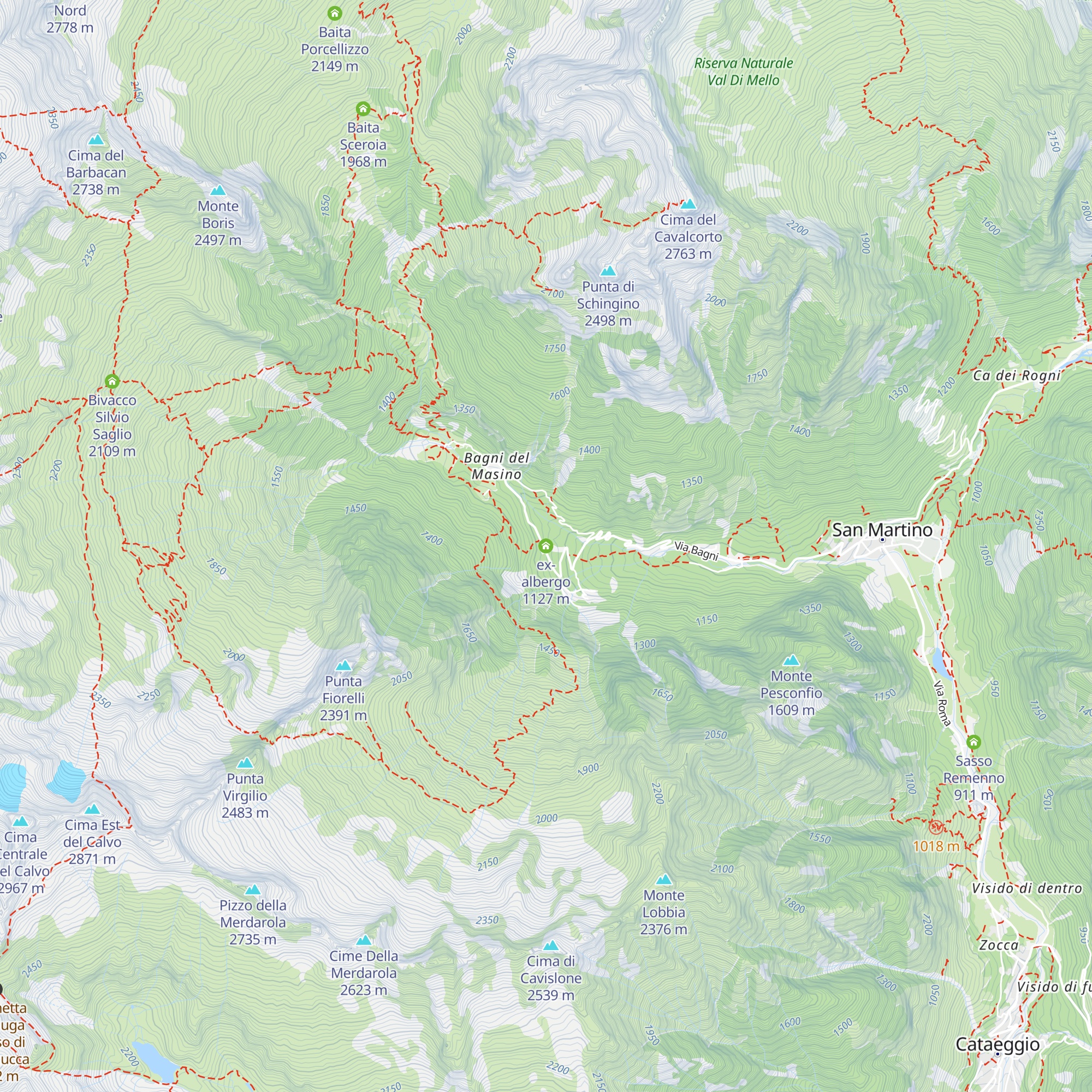 ex-albergo map
