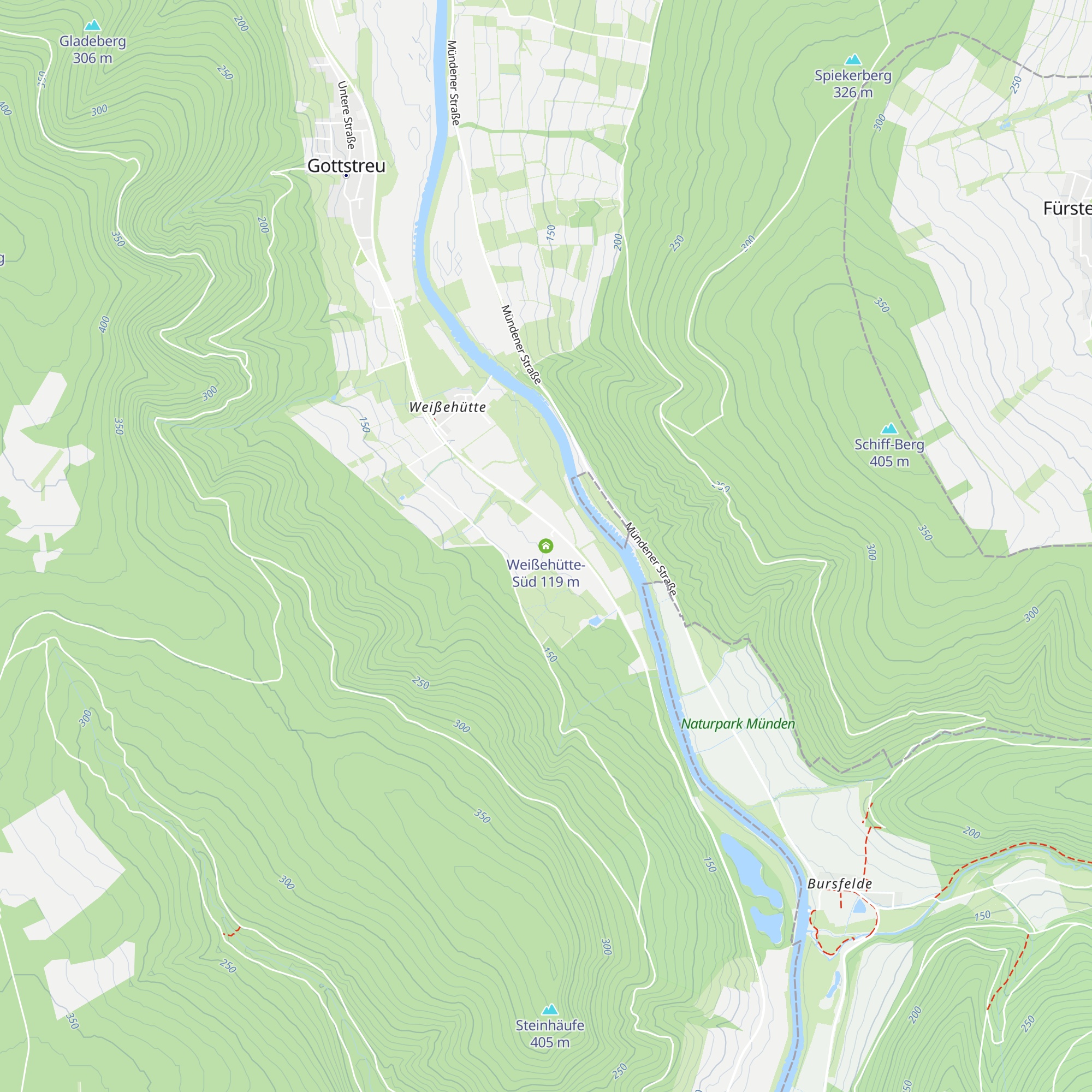 Weißehütte-Süd map