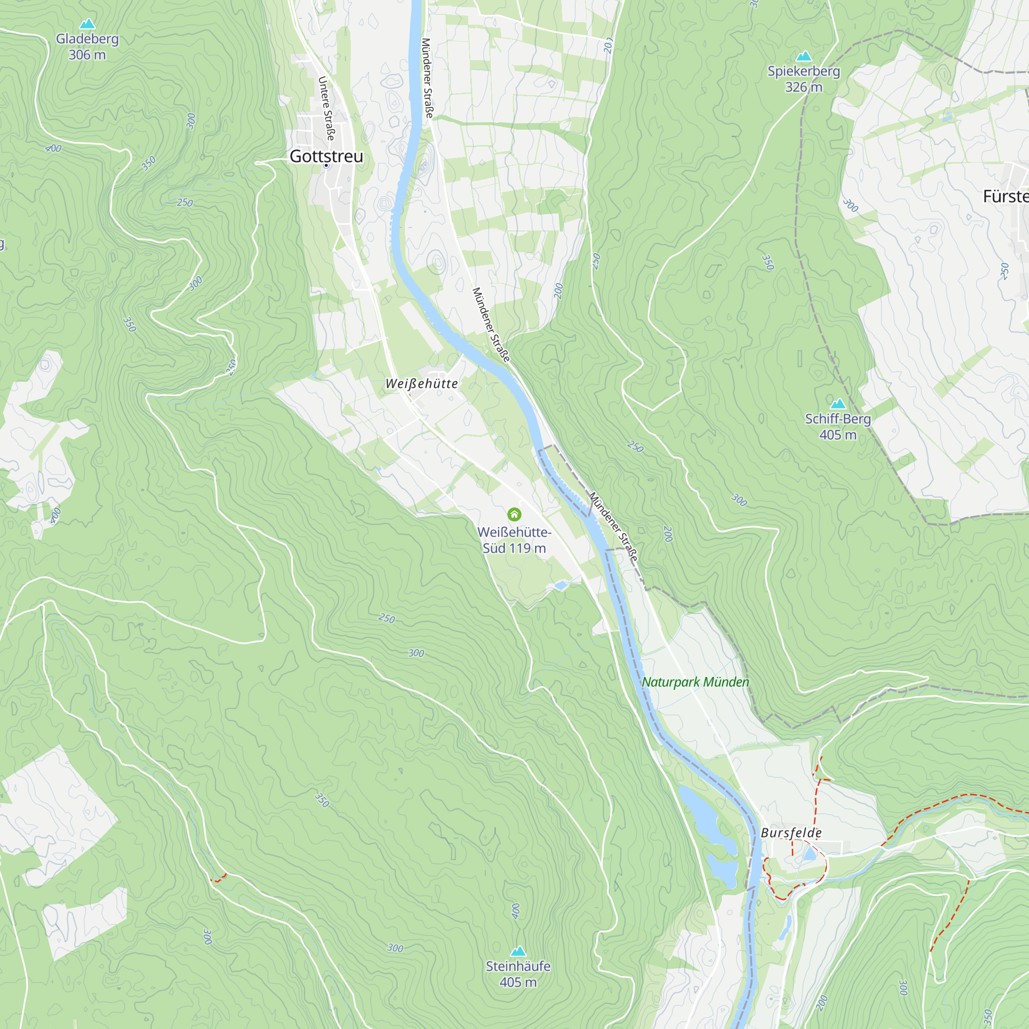 Weißehütte-Süd map