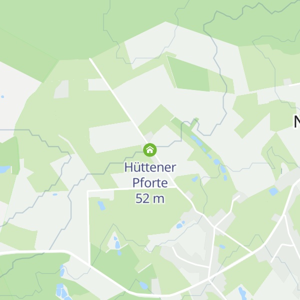 Map of Hüttener Pforte