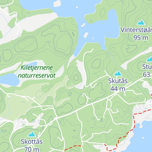 Map of Myrbakkåsen