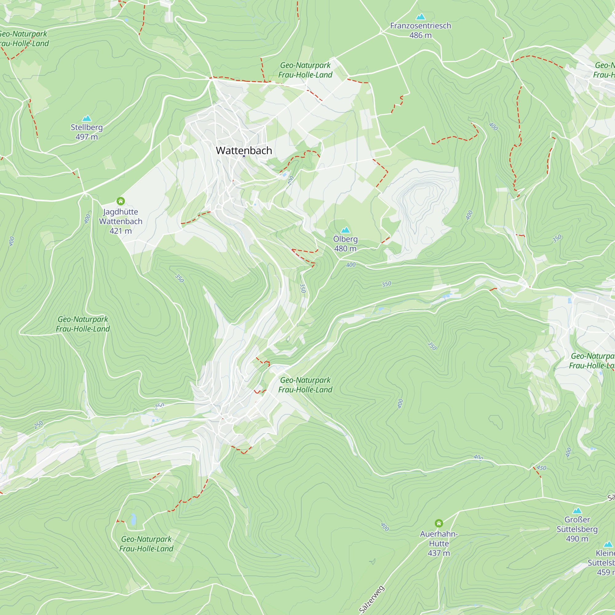 Ölberghütte map