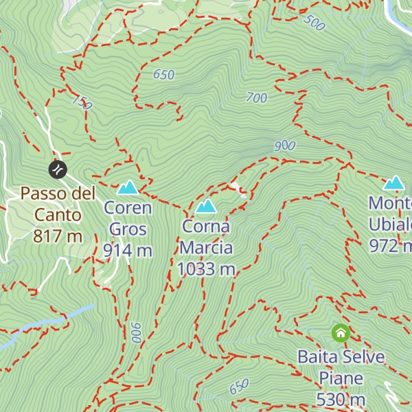 Map of Corna Marcia