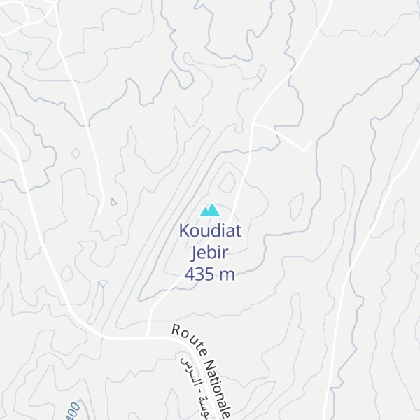 Map of Koudiat Jebir