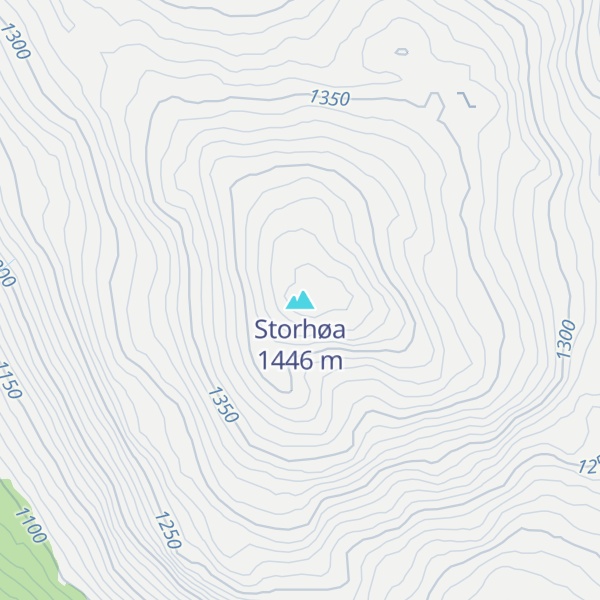 Map of Storhøa