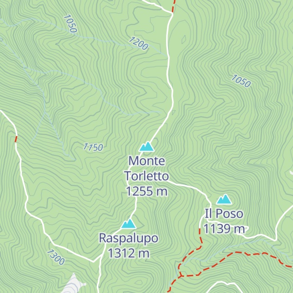 Map of Monte Torletto