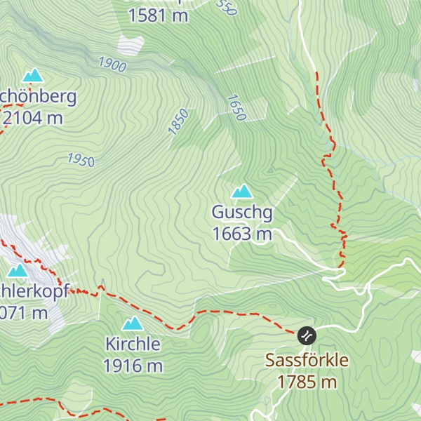 Map of Guschg