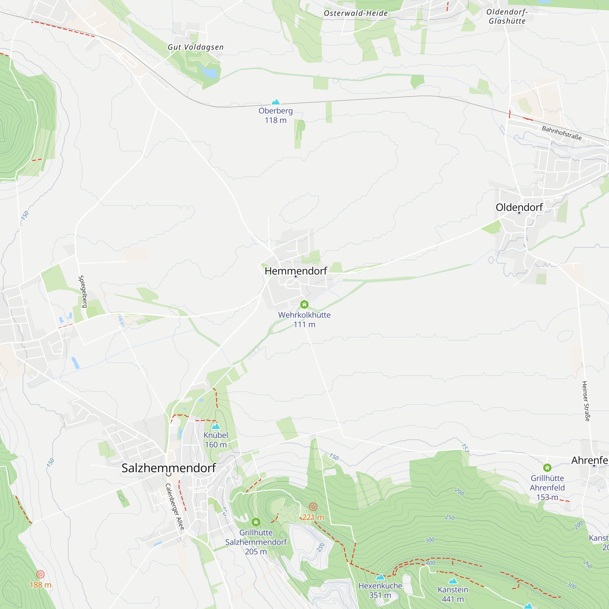 Wehrkolkhütte map