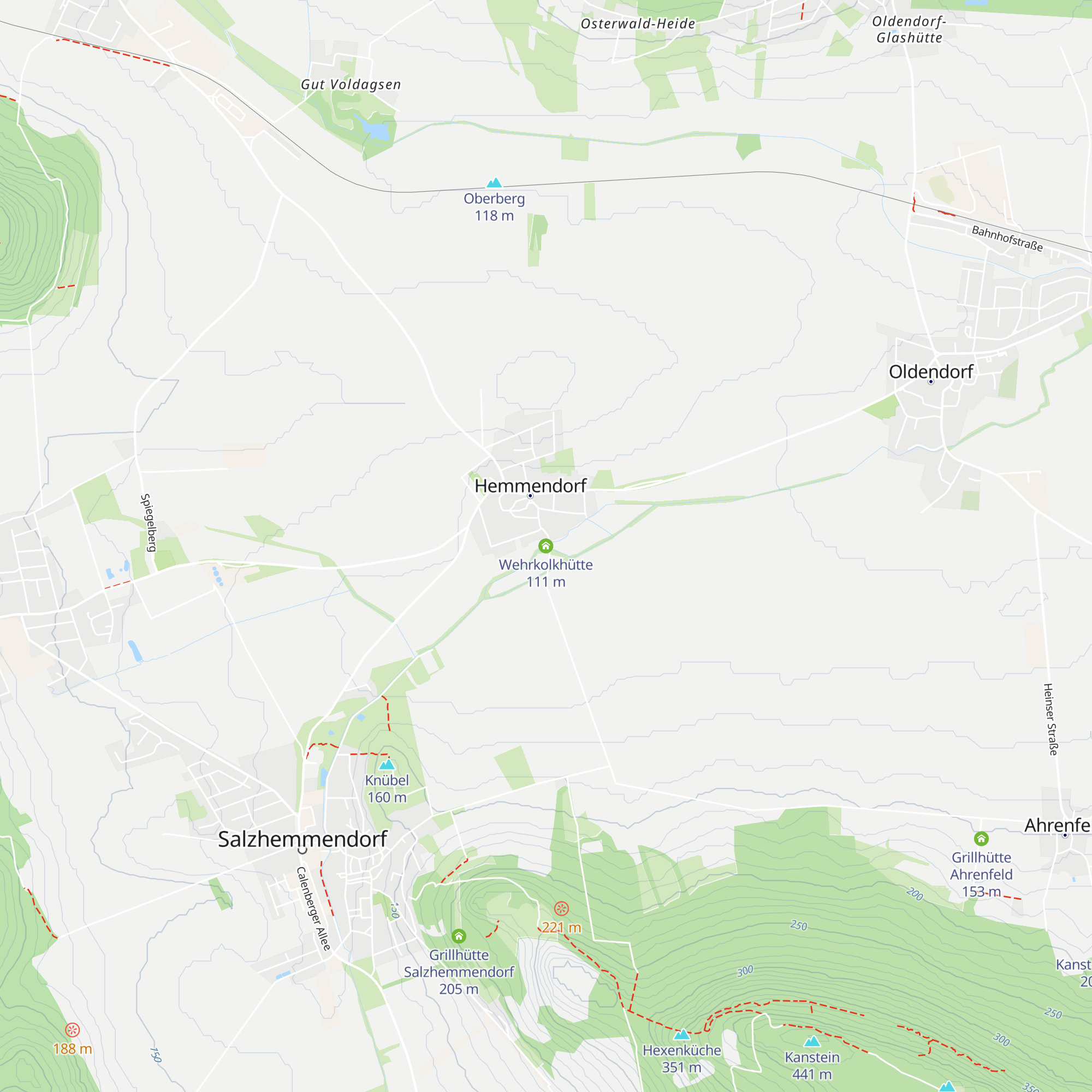 Wehrkolkhütte map