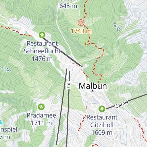 Map of JUFA Hotel Malbun
