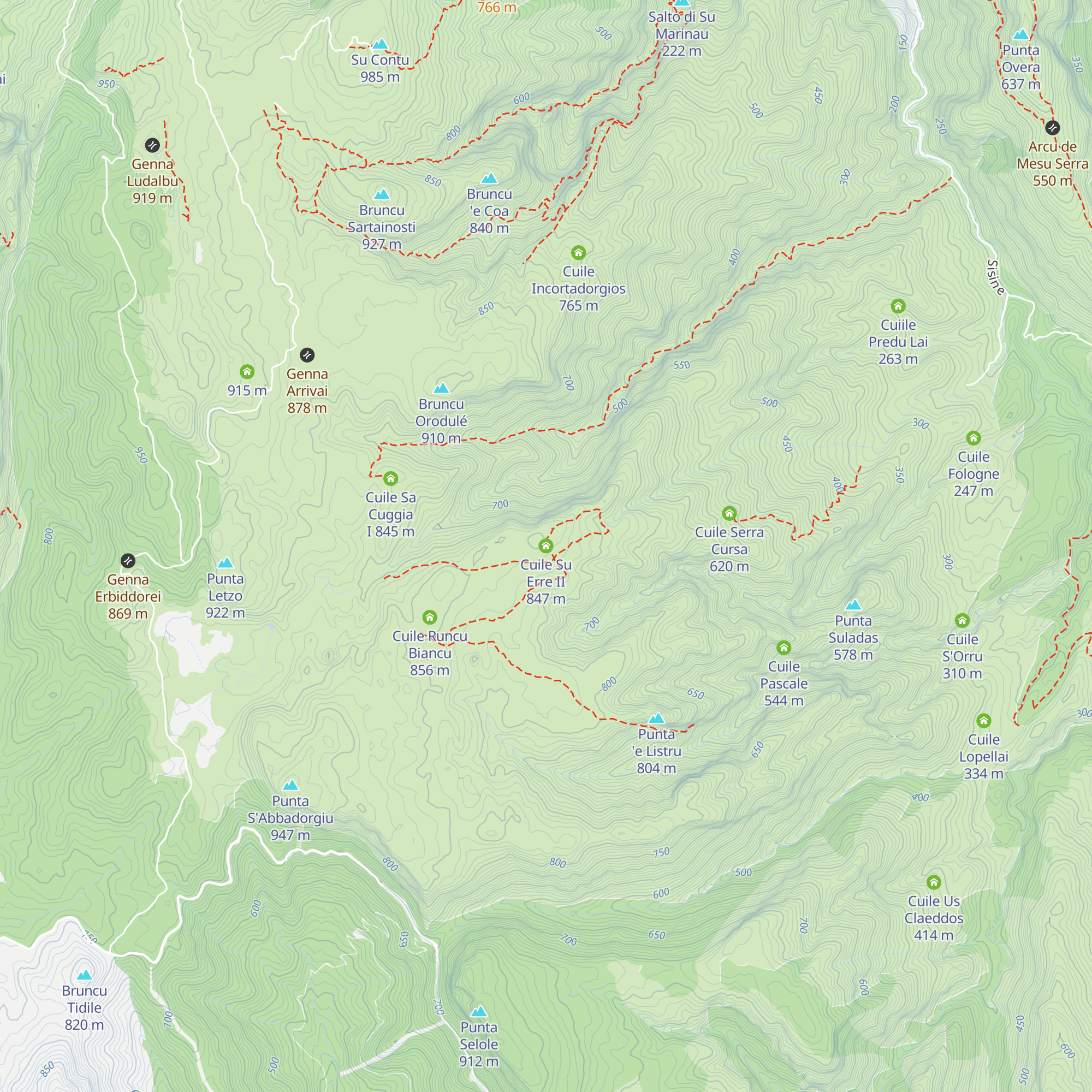 Cuile Su Erre II map