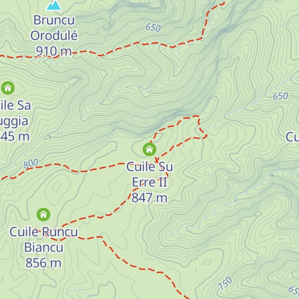 Map of Cuile Su Erre II