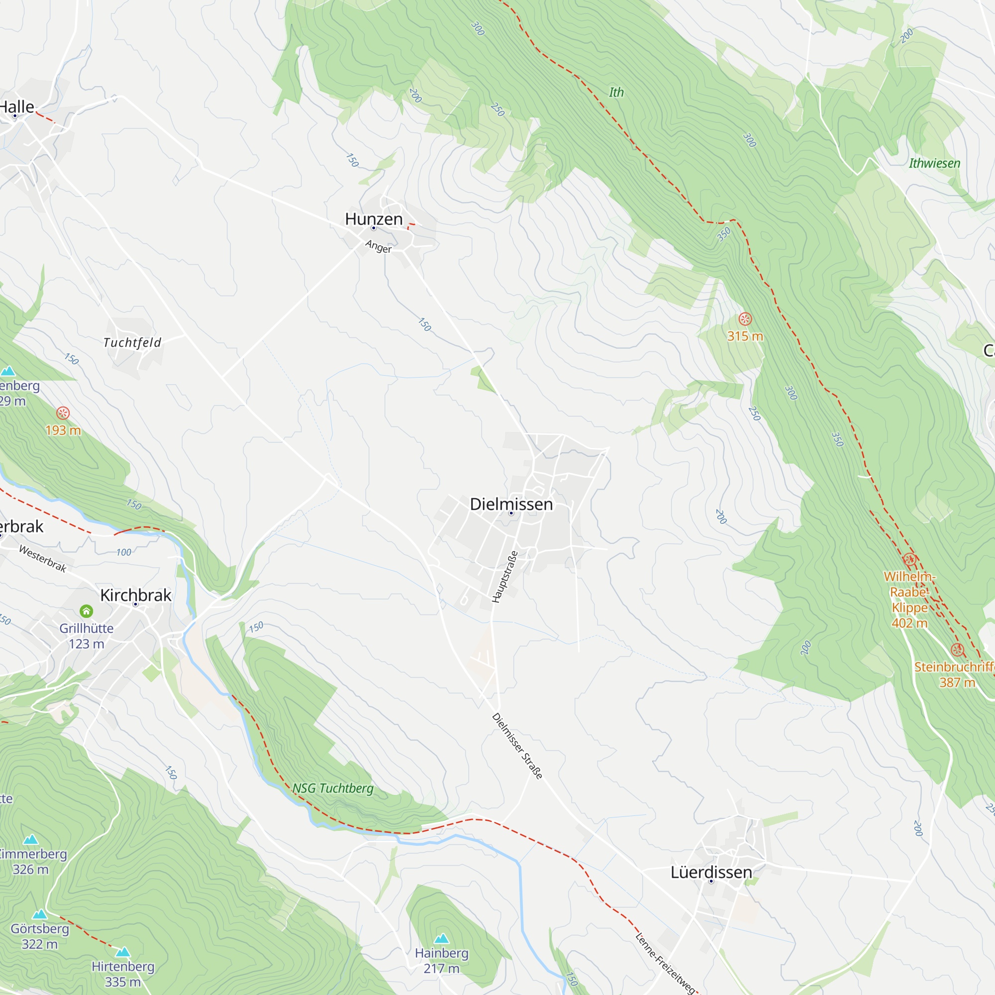 Grillhütte Dielmissen map