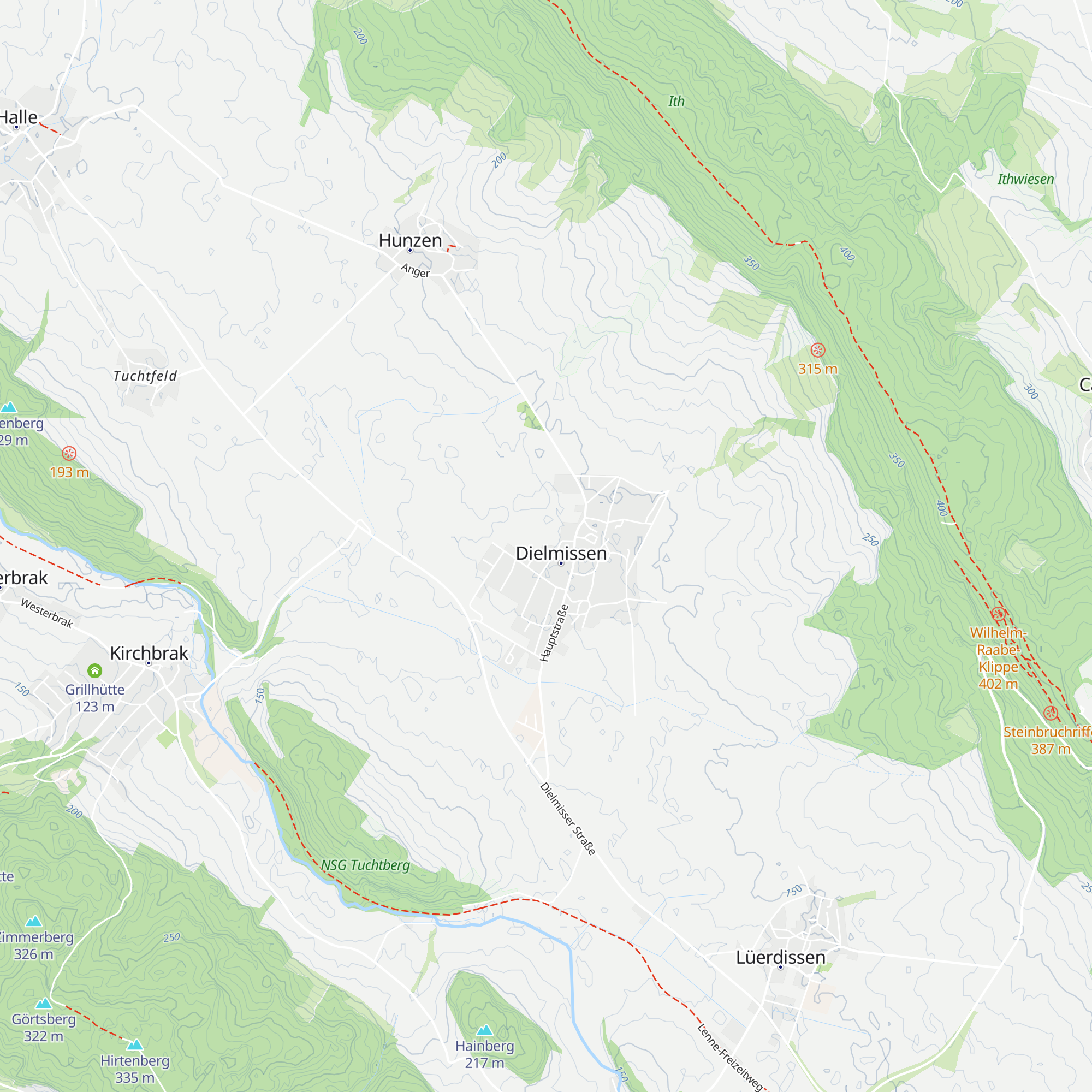 Grillhütte Dielmissen map