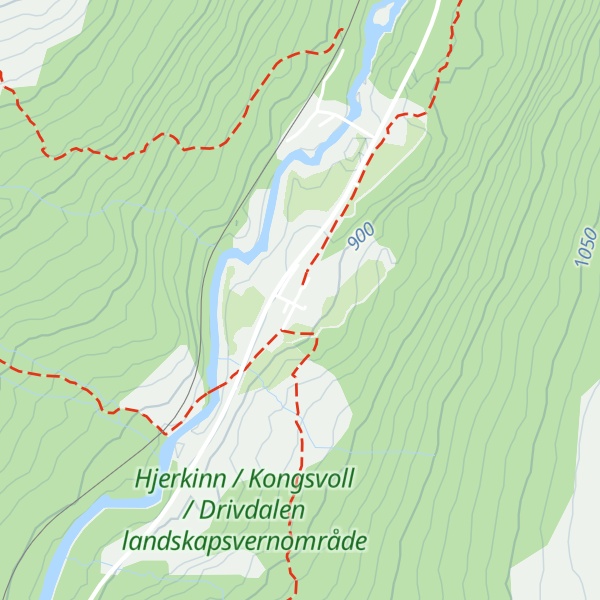 Map of Kongsvold Fjeldstue