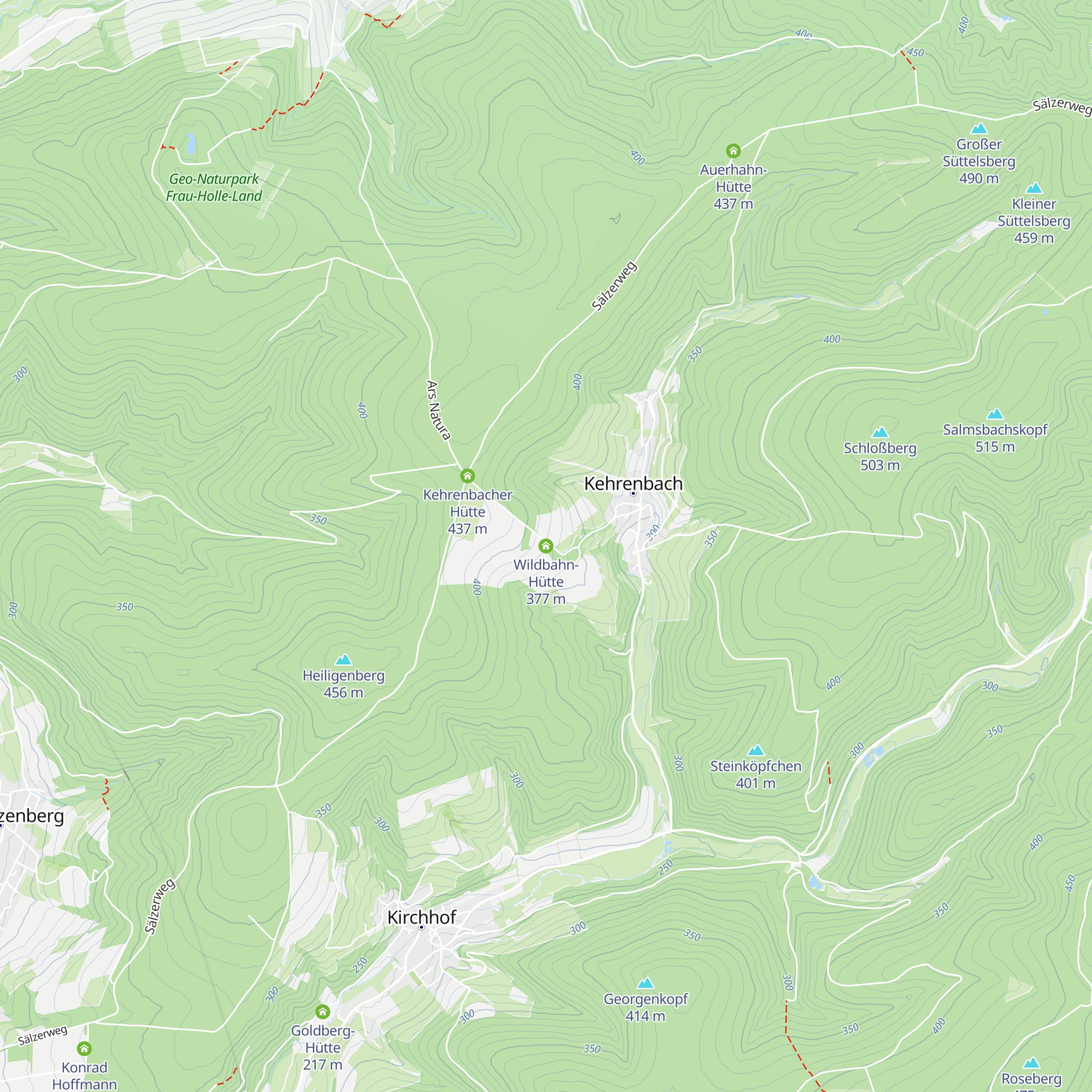 Wildbahn-Hütte map