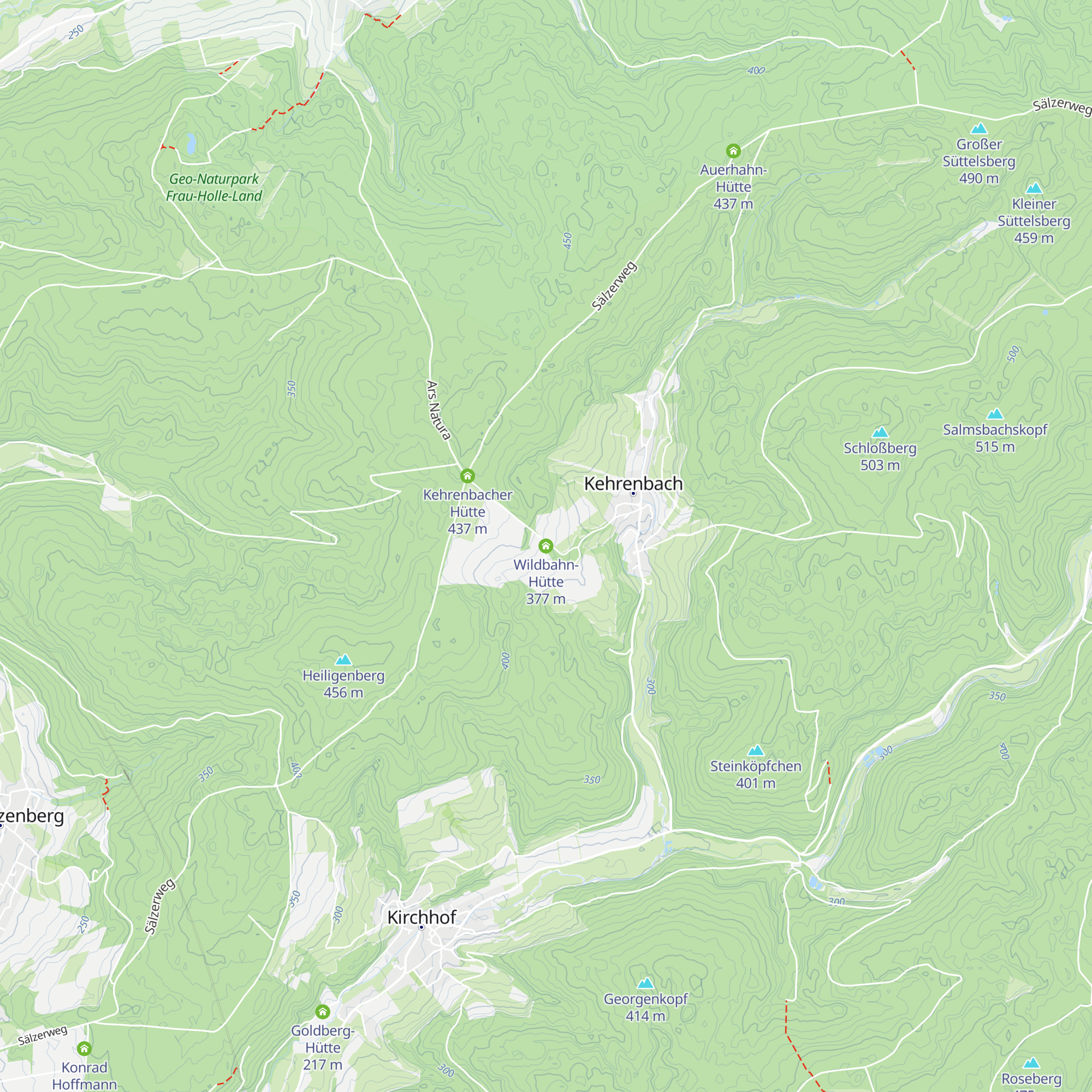 Wildbahn-Hütte map