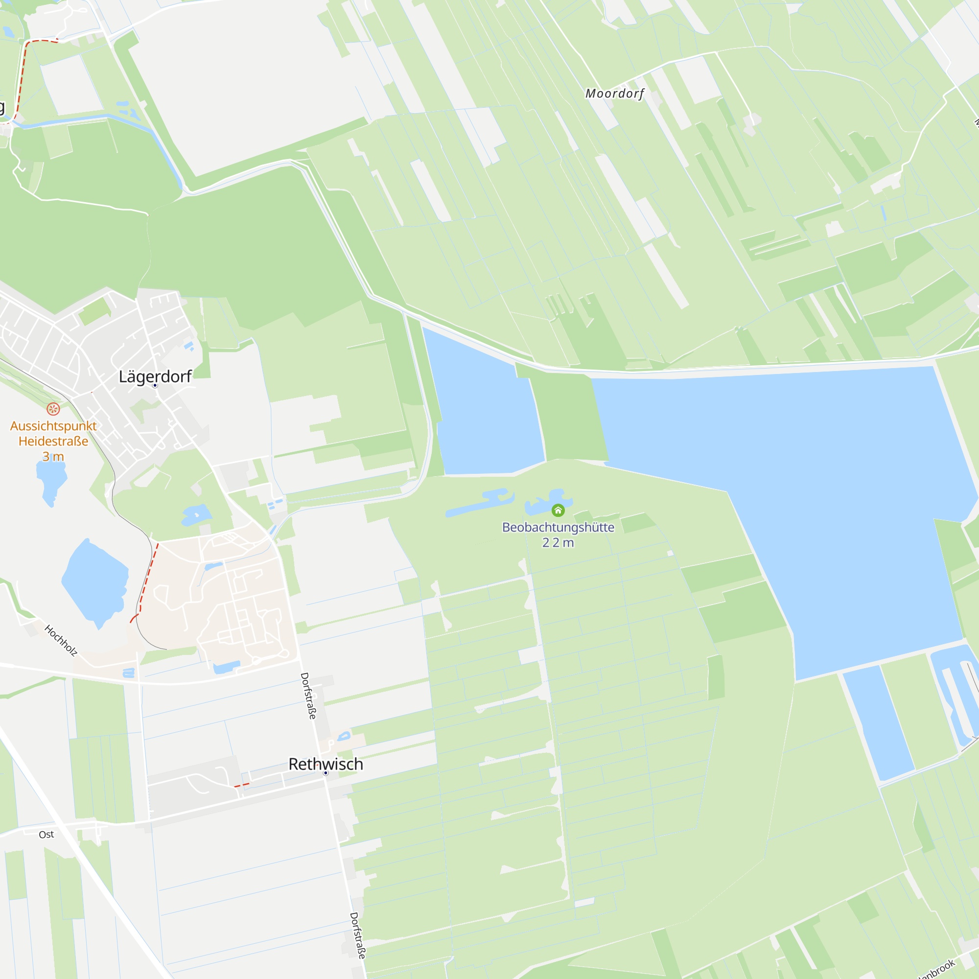 Beobachtungshütte 1 map