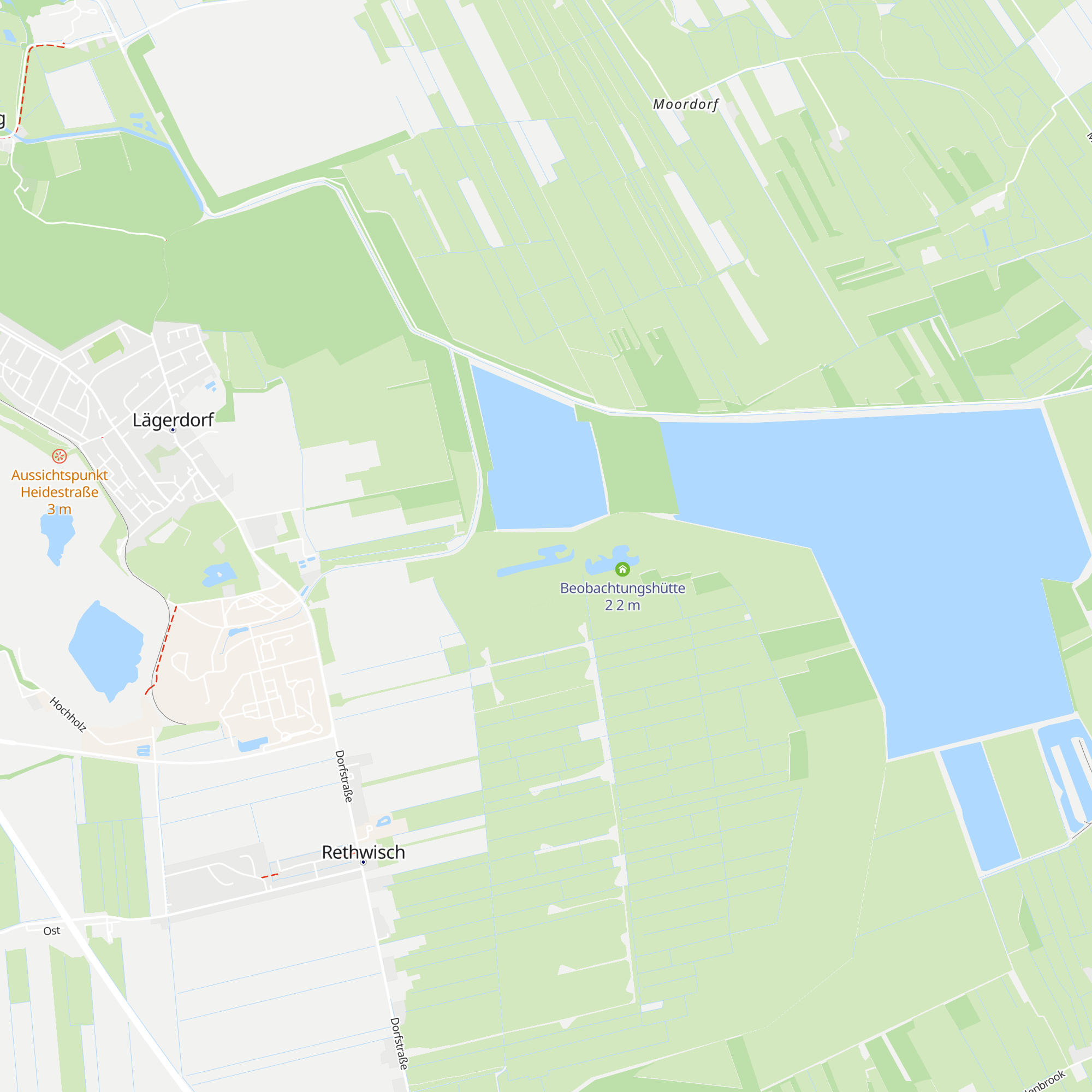 Beobachtungshütte 1 map