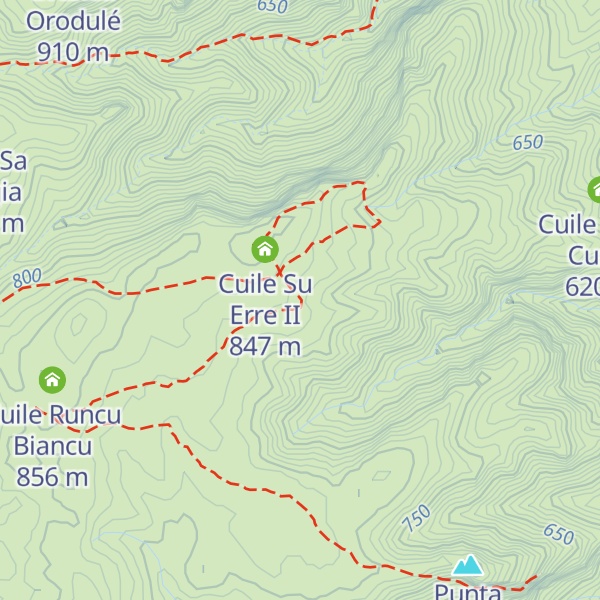 Map of Cuile Su Erre Nuovo