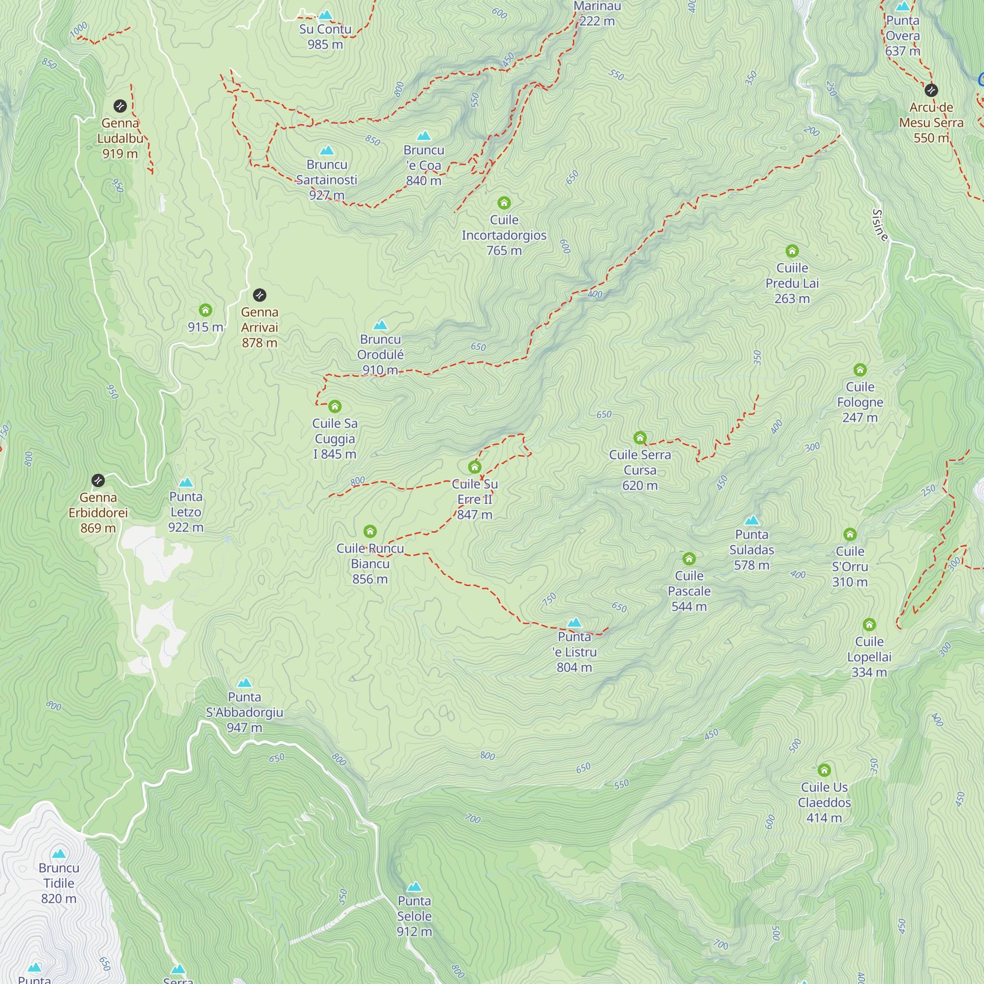 Cuile Su Erre Nuovo map