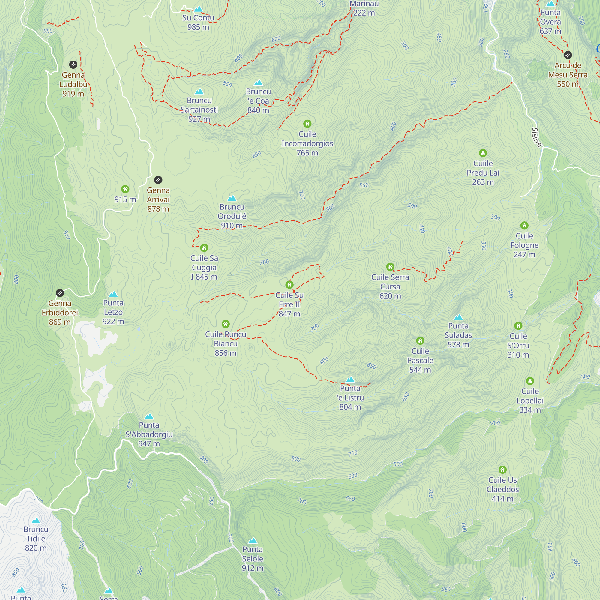 Cuile Su Erre Nuovo map
