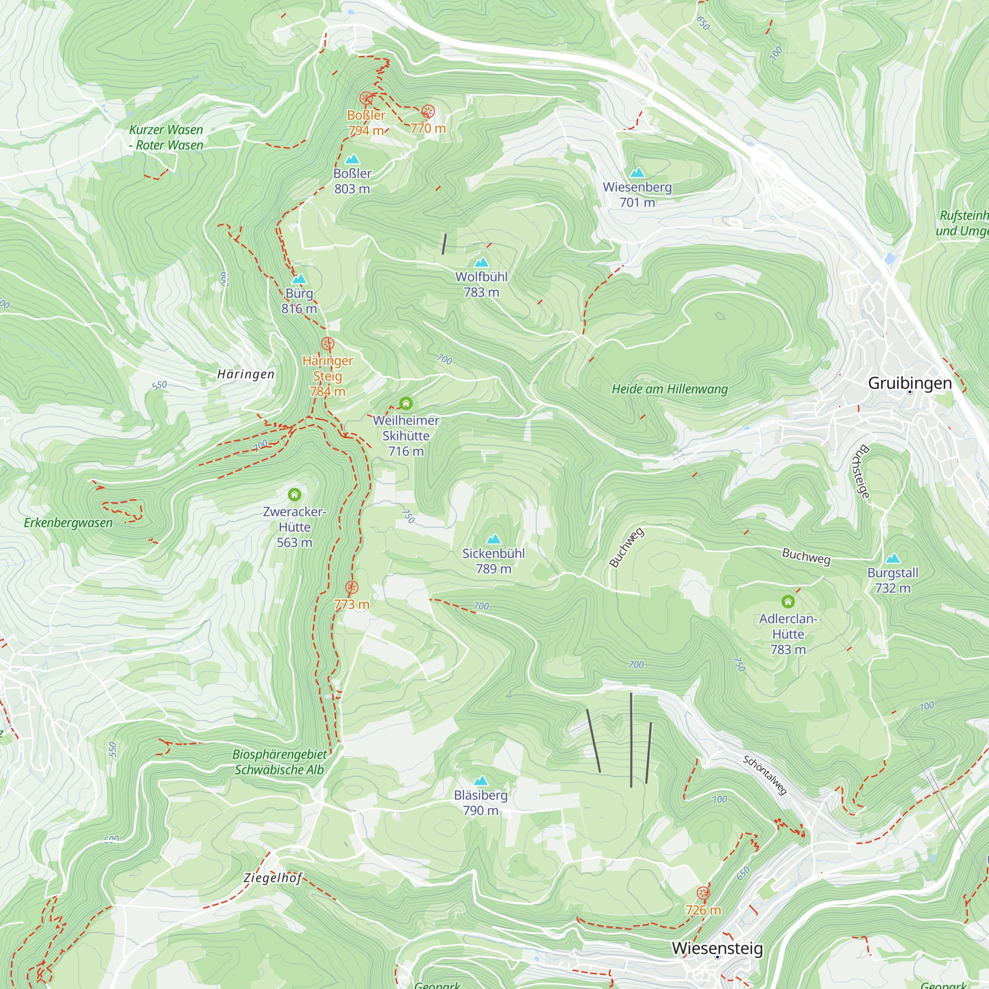 Sickenbühlhütte map