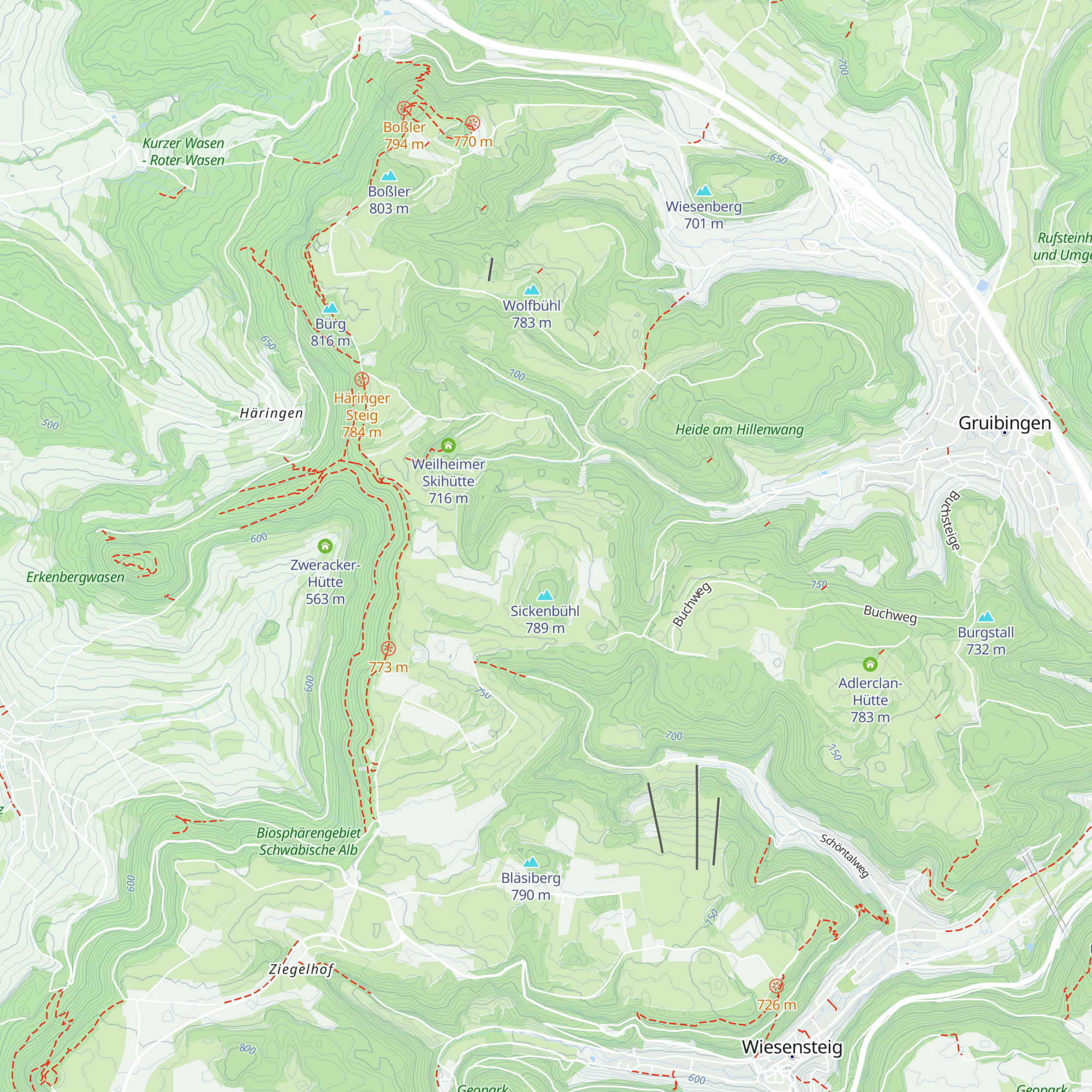 Sickenbühlhütte map