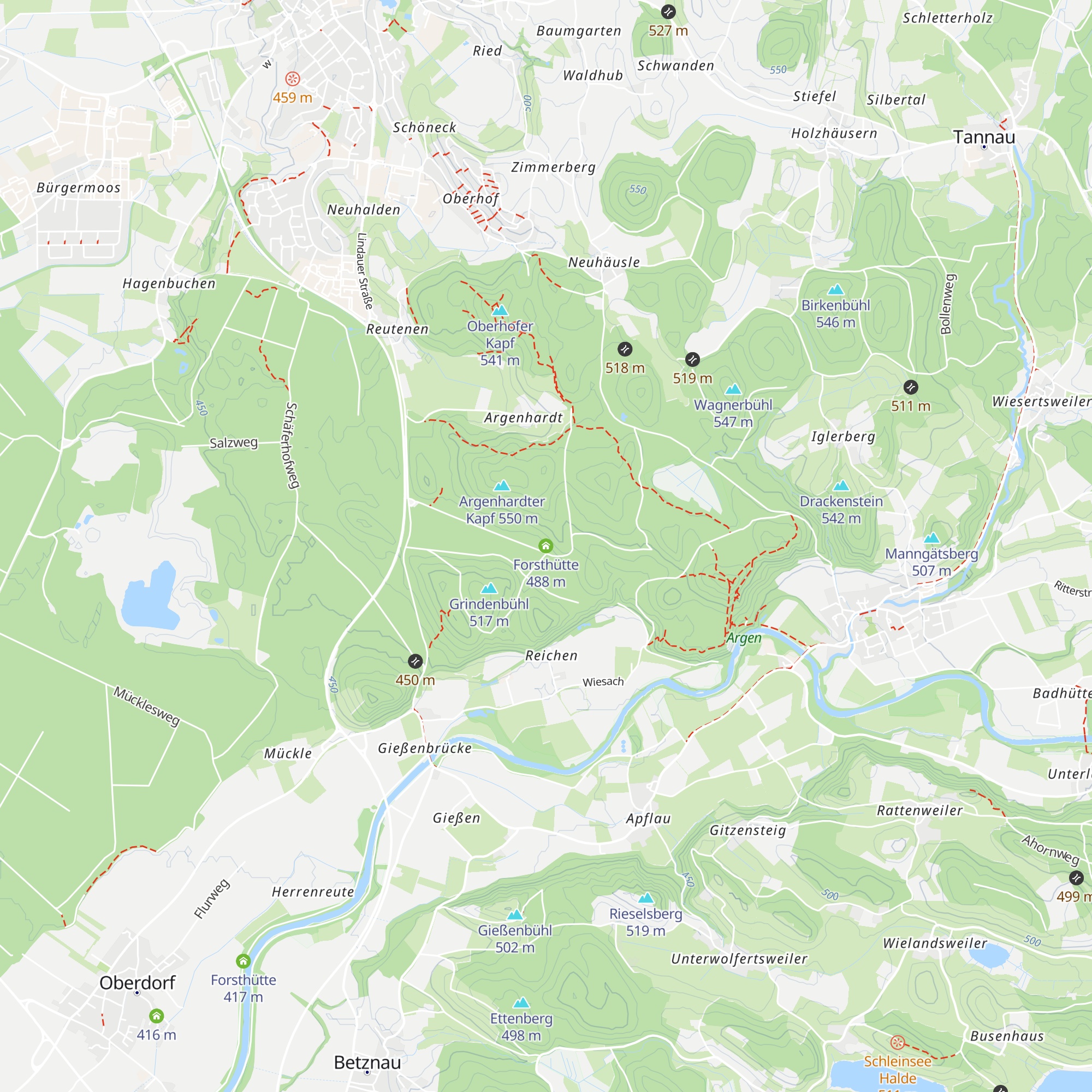 Forsthütte map