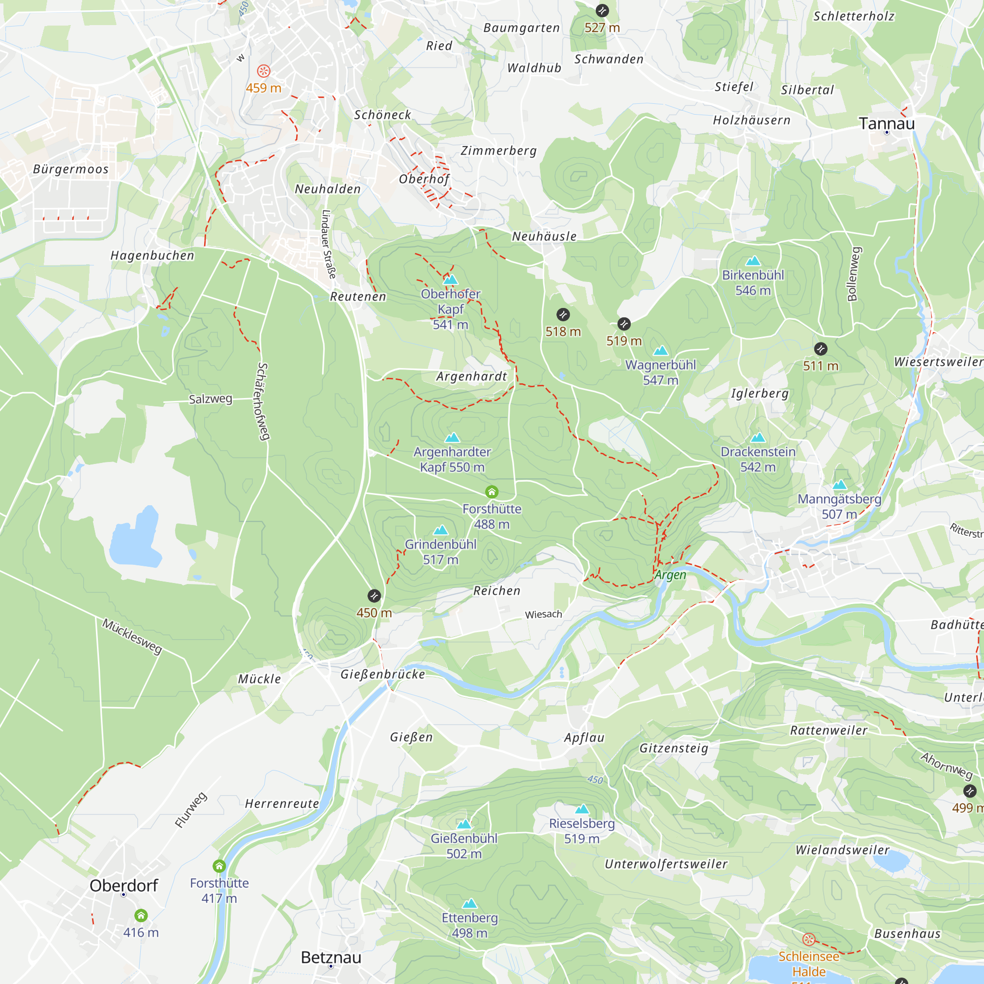 Forsthütte map