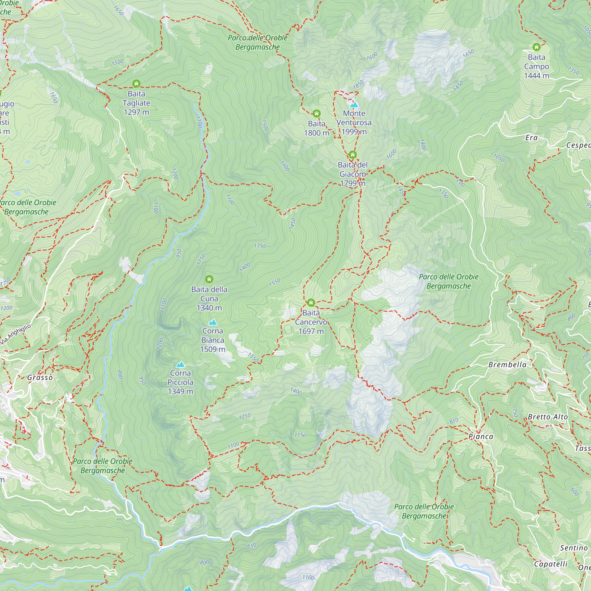 Casera Cancervo map