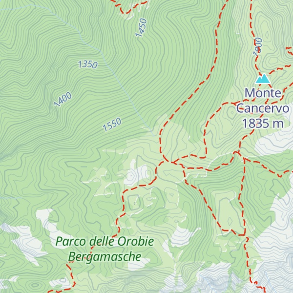 Map of Casera Cancervo
