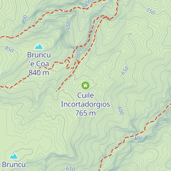 Map of Cuile Incortadorgios