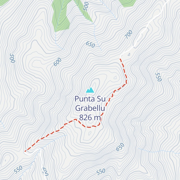 Map of Punta Su Grabellu