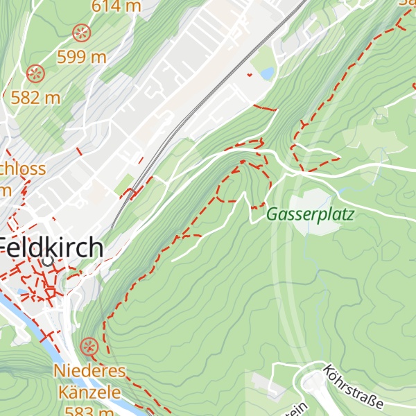 Map of Hohes Känzele