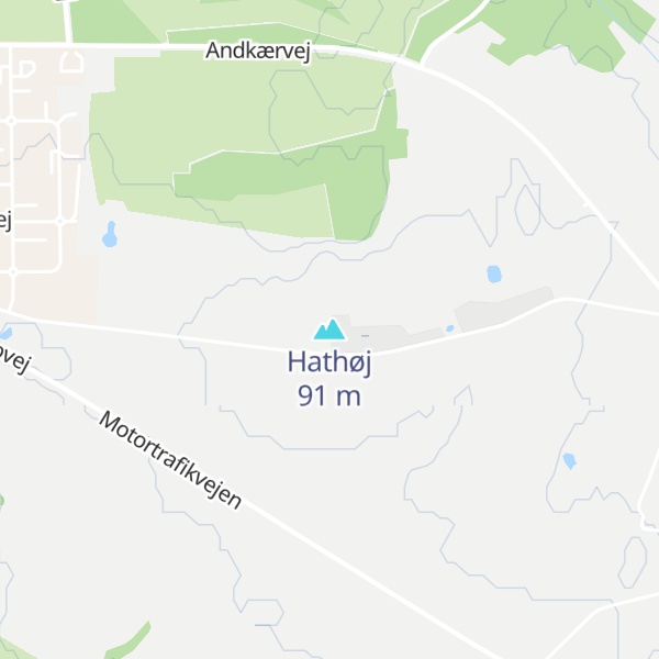 Map of Hathøj
