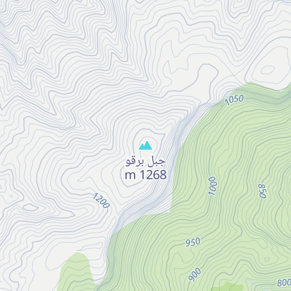 Map of جبل برقو