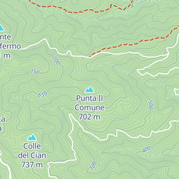 Map of Punta Il Comune