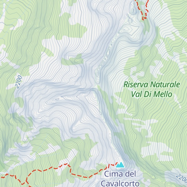 Map of Punta Moraschini