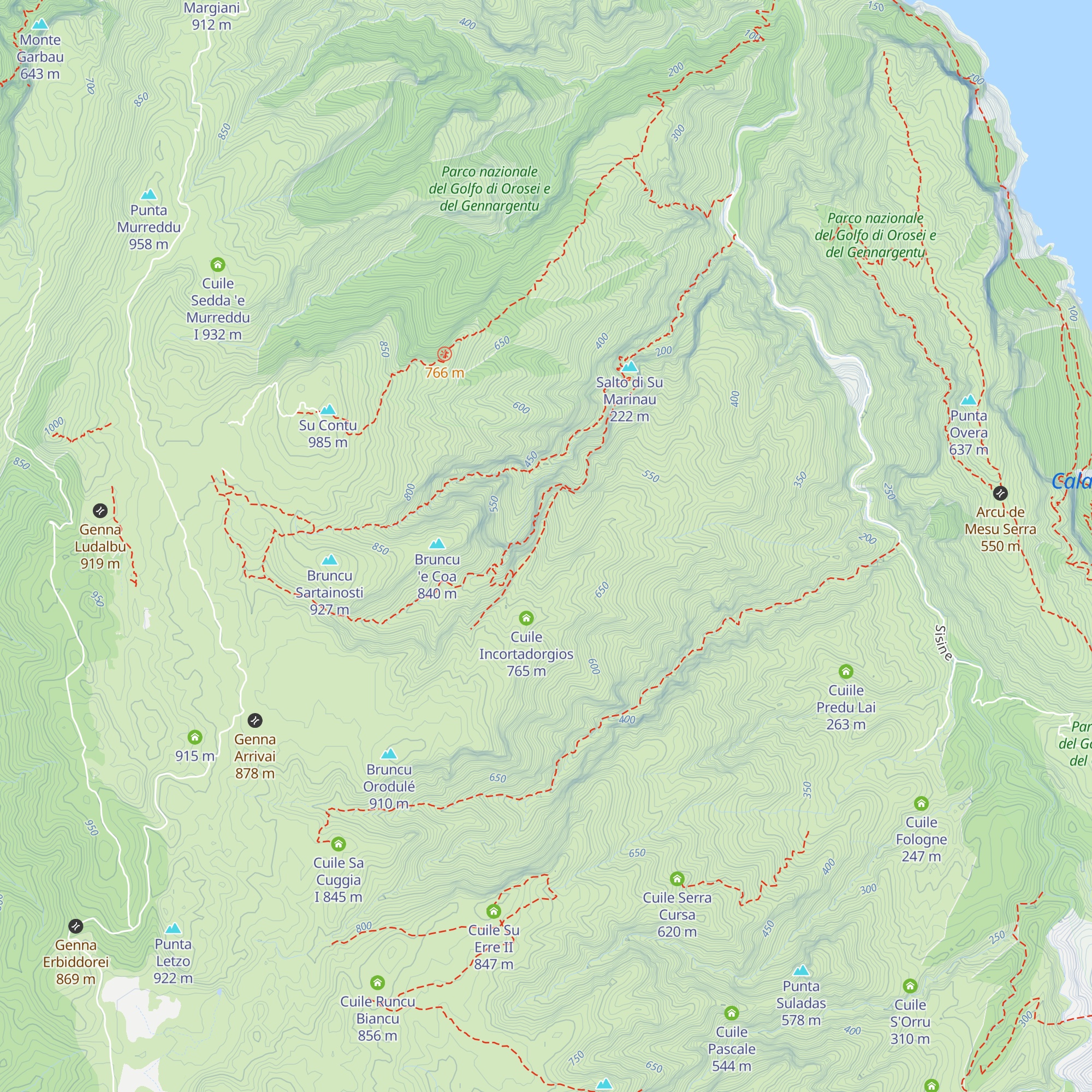 Cuile Lispedda map