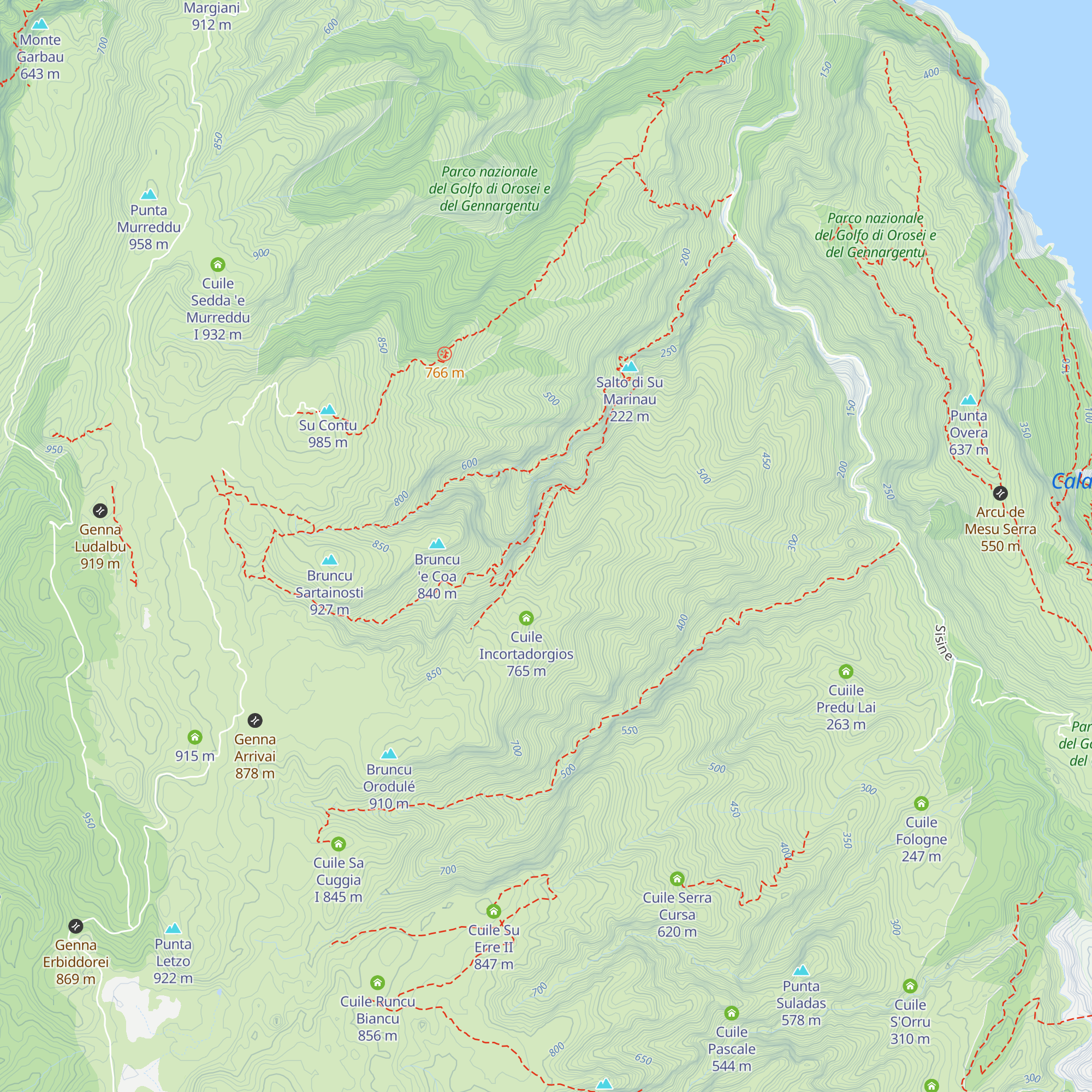 Cuile Lispedda map