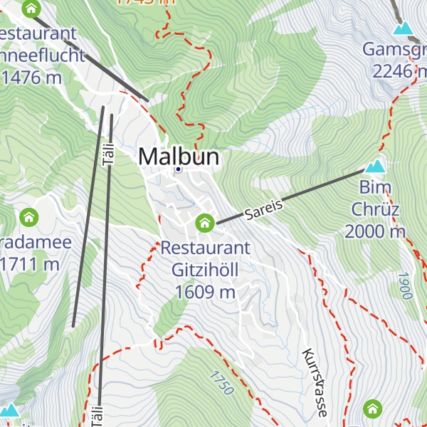 Map of Malbuner Stuba