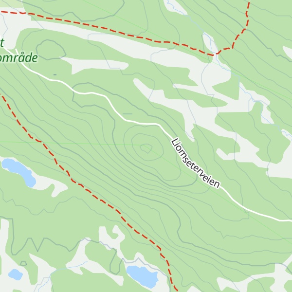 Map of Ytre Liomseterhaugen