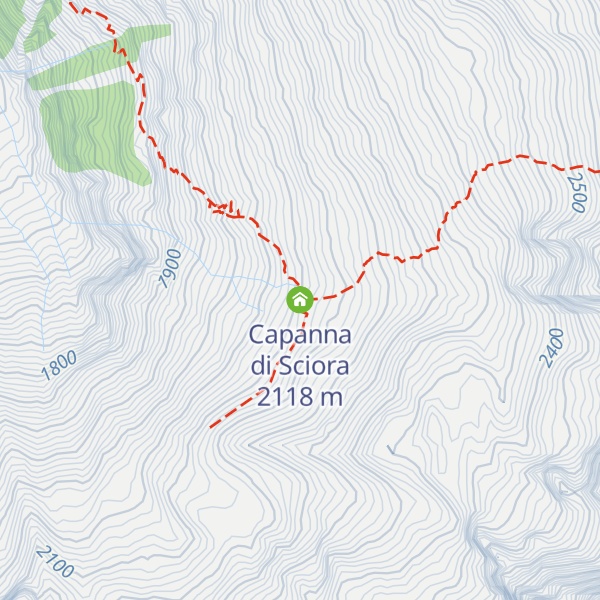 Map of Capanna di Sciora