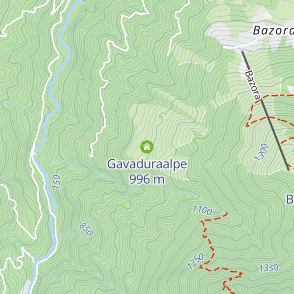 Map of Gavaduraalpe