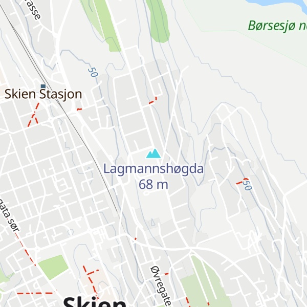 Map of Lagmannshøgda